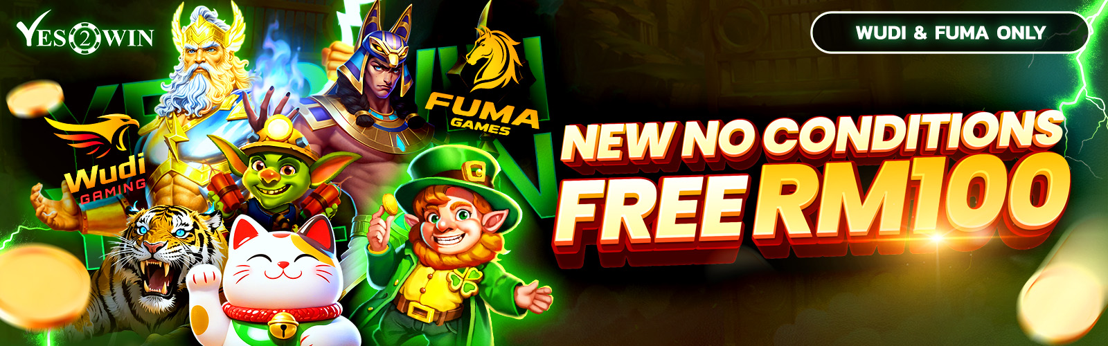 Yes2Win online casino Malaysia promotional banner 6